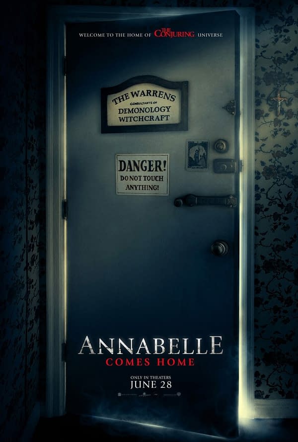 First Poster For 'Annabelle Comes Home' Features a Door You Do NOT Want to Open