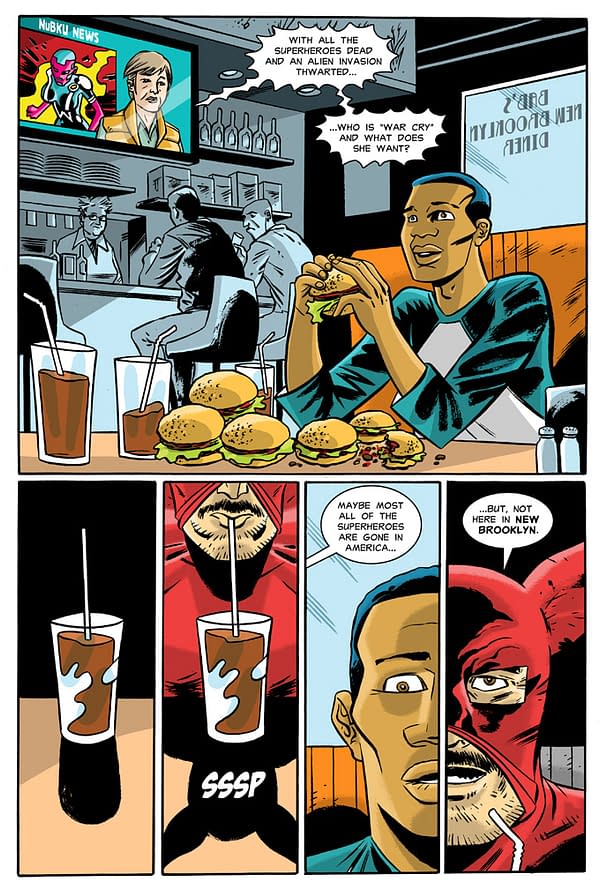 All the Superheroes Dead &#8211; Except in Brooklyn? 12-Page Preview of Dean Haspiel's Red Hook Vol 2: War Cry from Image Comics
