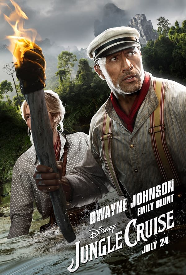 "Jungle Cruise": New Trailer Tomorrow, His and Her Posters