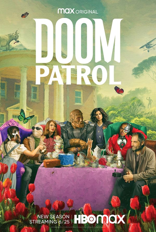 A look at the season poster for Doom Patrol season 2, courtesy of HBO Max.