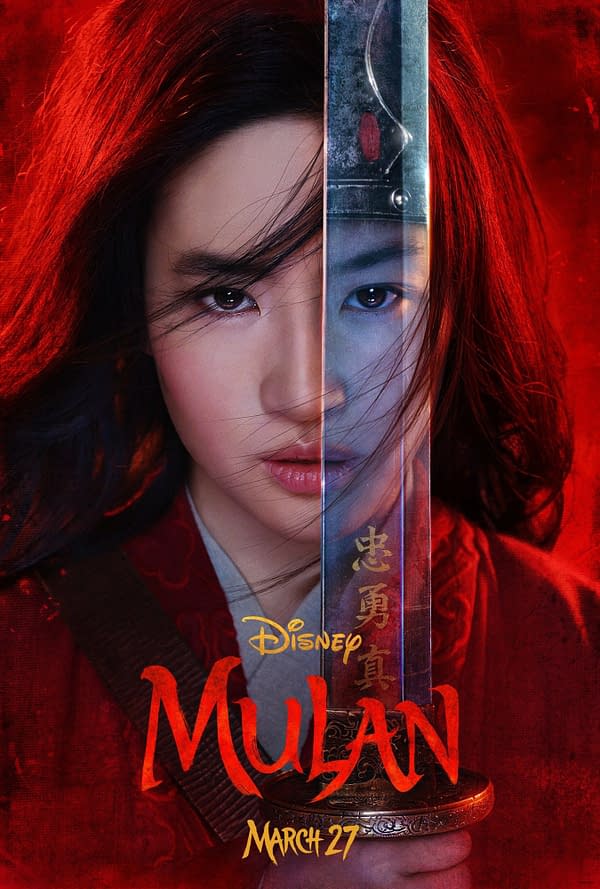 An official poster for Mulan. Credit: Disney