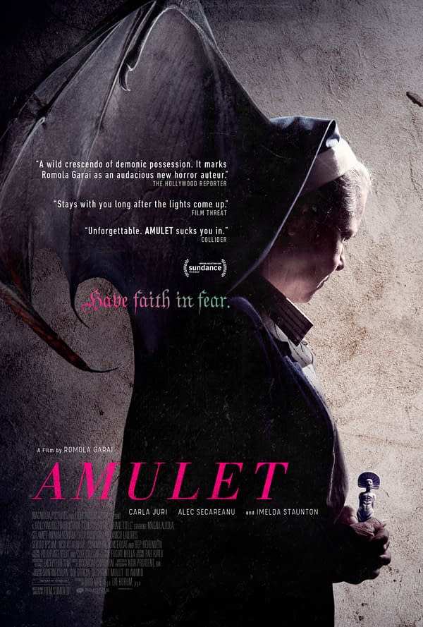 Watch The Trailer For Chilling FIlm Amulet, Coming July 24th