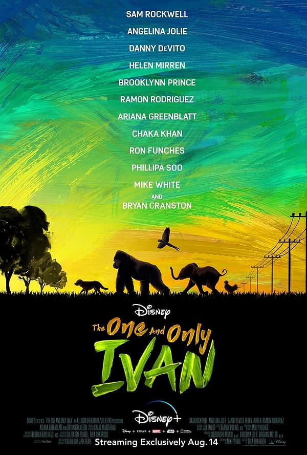 Disney Debuts Trailer For The One And Only Ivan, On Plus August 14th