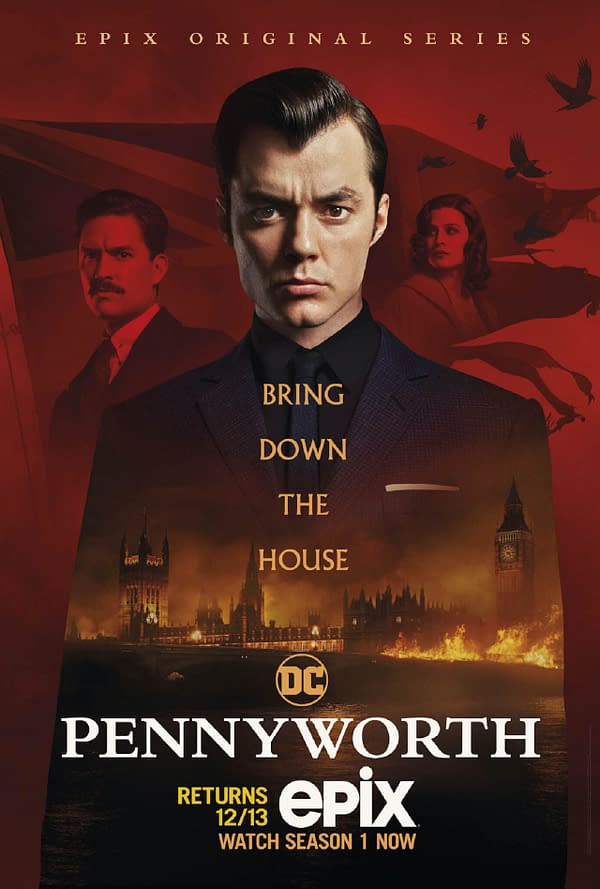 Pennyworth Season 2 releases new key art, teaser, and casting news (Image: EPIX)