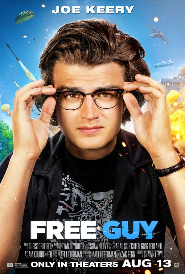6 New Character Posters for Free Guy