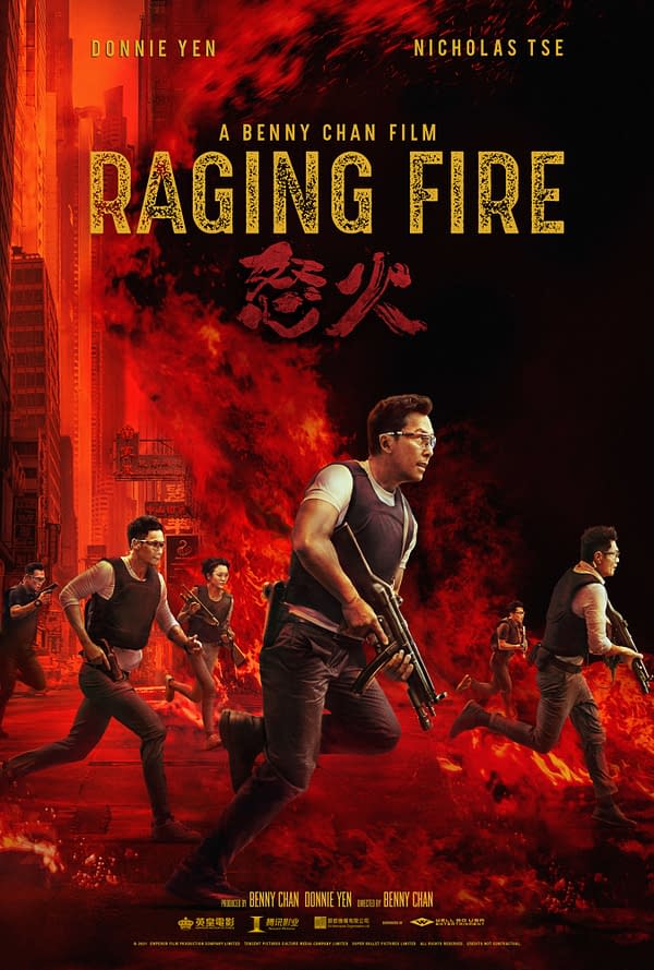 Raging Fire: Donnie Yen Cop Actioner Opening in August in the US