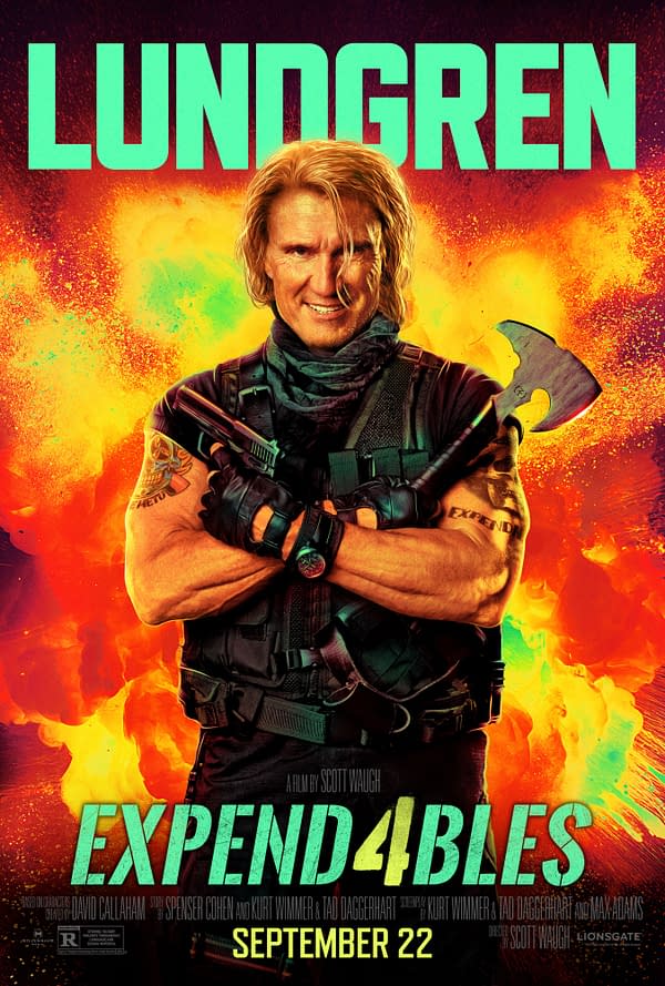 Expend4bles: 11 New Character Posters And A New Red Band Trailer