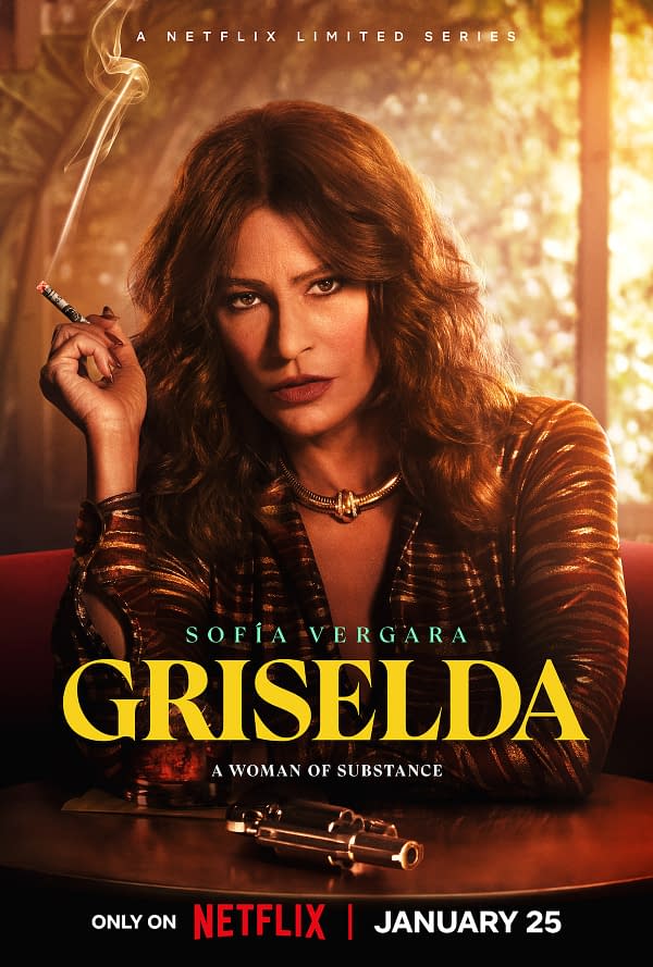 Griselda Trailer, Images Preview Sofia Vergara, "Narcos" Team Series