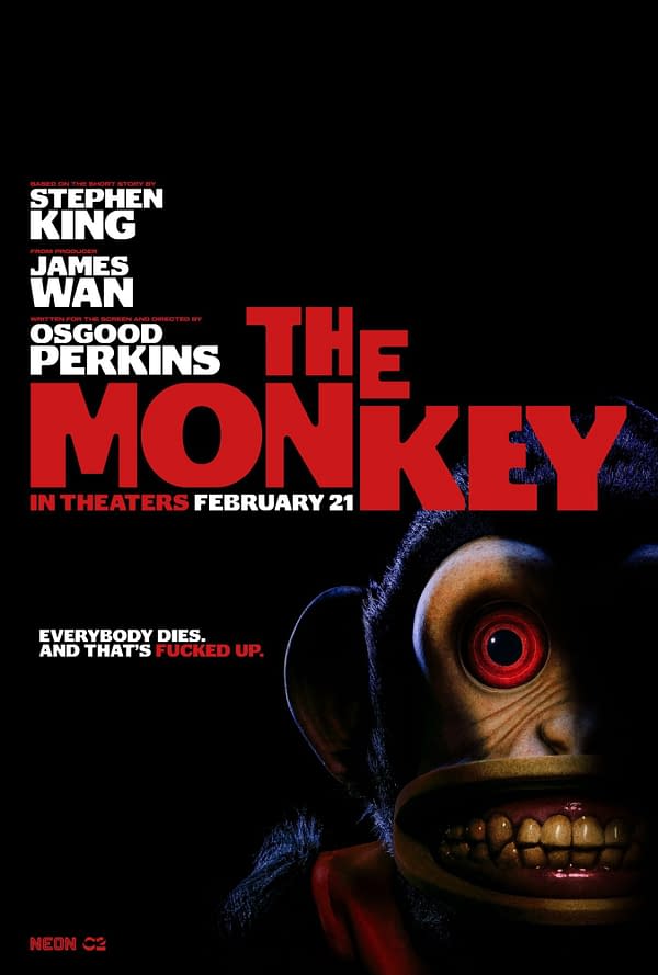 The Monkey Trailer Gets A New Poster From NEON, Trailer Next Week