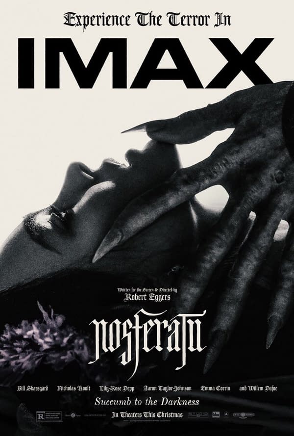 Nosferatu: New TV Spot And An IMAX Poster, Tickets On Sale Tomorrow