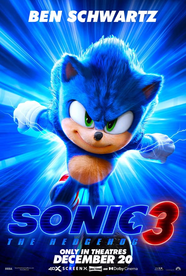 Sonic the Hedgehog 3: Jim Carrey On Shadow Plus 17 Character Posters