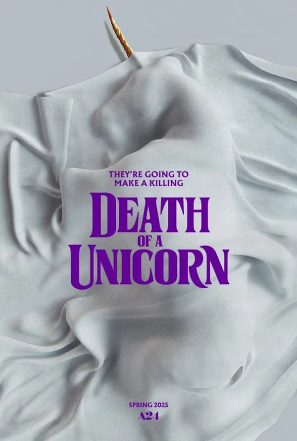 Death Of A Unicorne Poster Released By A24, Trailer Tomorrow