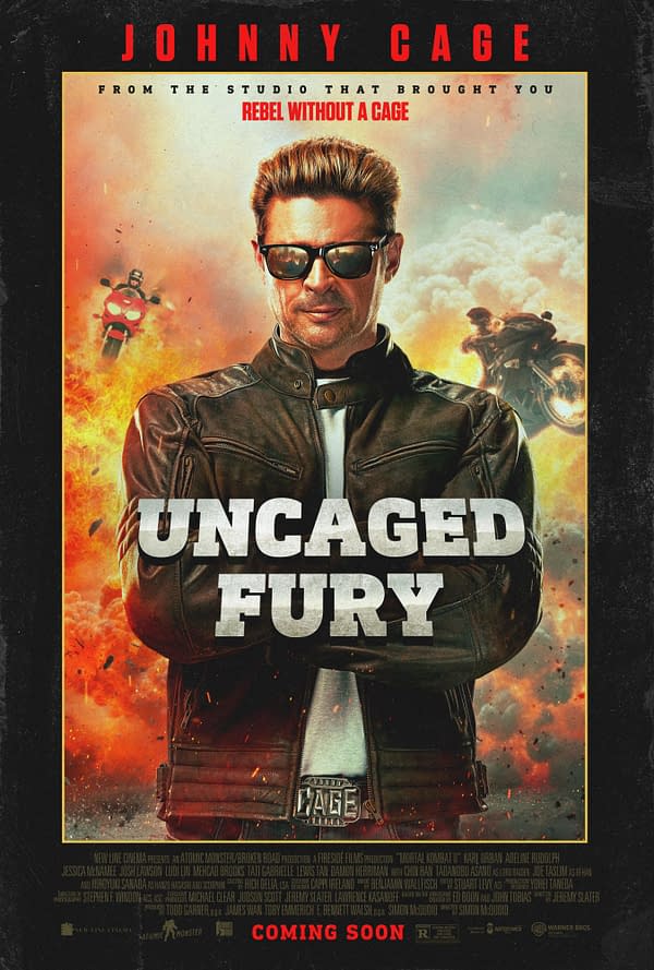 Mortal Kombat 2: Character Poster For Johnny Cage Released Plus Logo