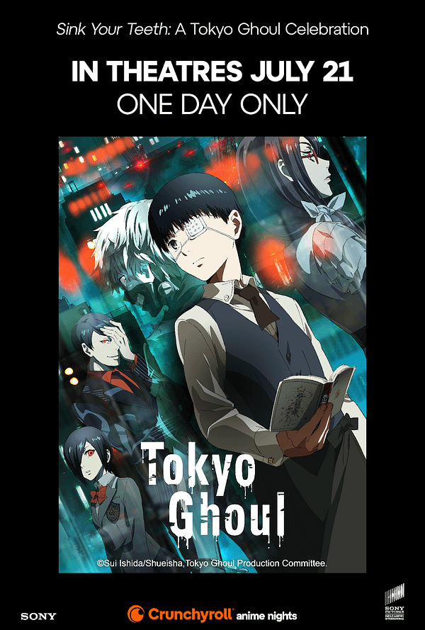 Sink Your Teeth: A Tokyo Ghoul Celebration Hitting Cinemas for 1 day