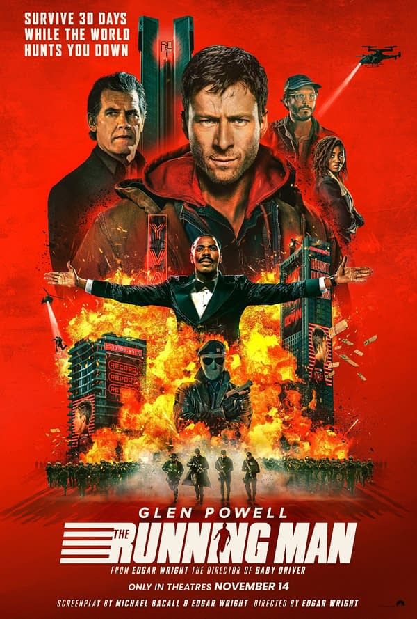 The Running Man Has A New Poster, New Trailer Coming On Monday