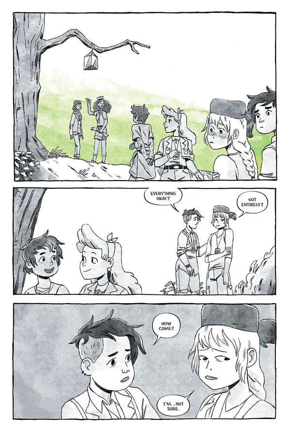 The Infernal Compass: First Look at First Lumberjanes OGN by Lilah Sturges and Polterink