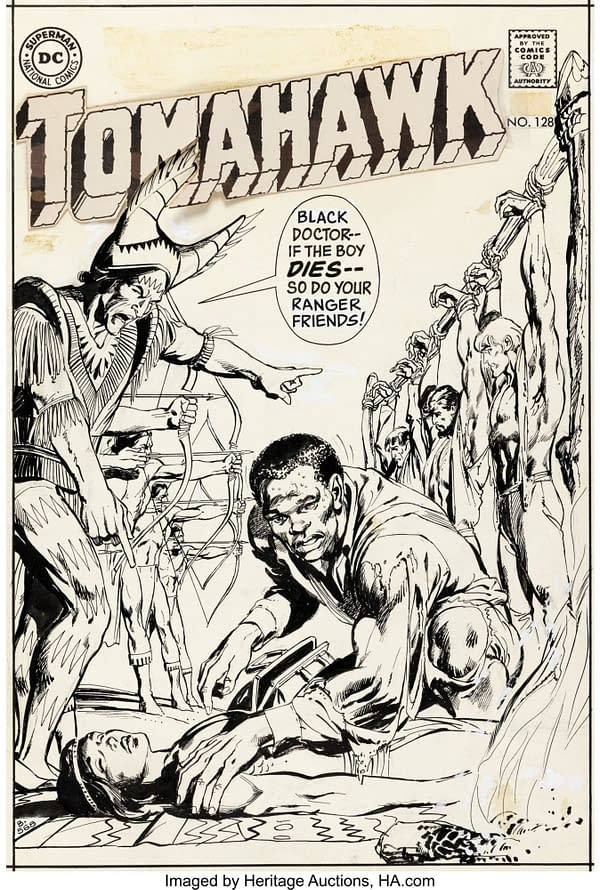 Neal Adams Tomahawk Cover From 1970 Sells for $17,5000