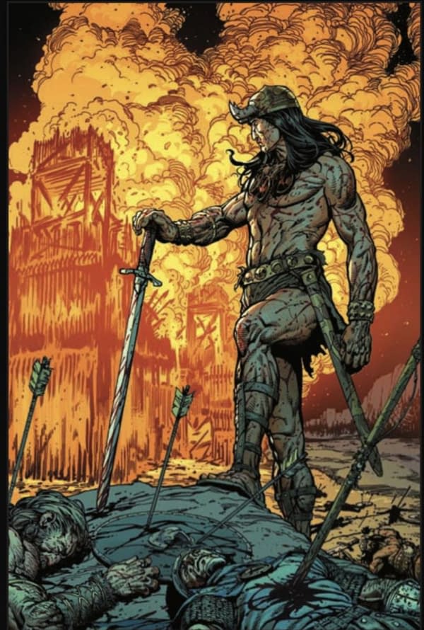 Steve McNiven's Art For King-Size Conan #1