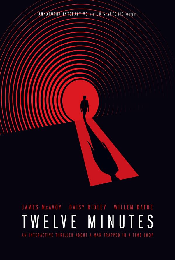 The new poster for Twelve Minutes, courtesy of Annapurna Interactive.