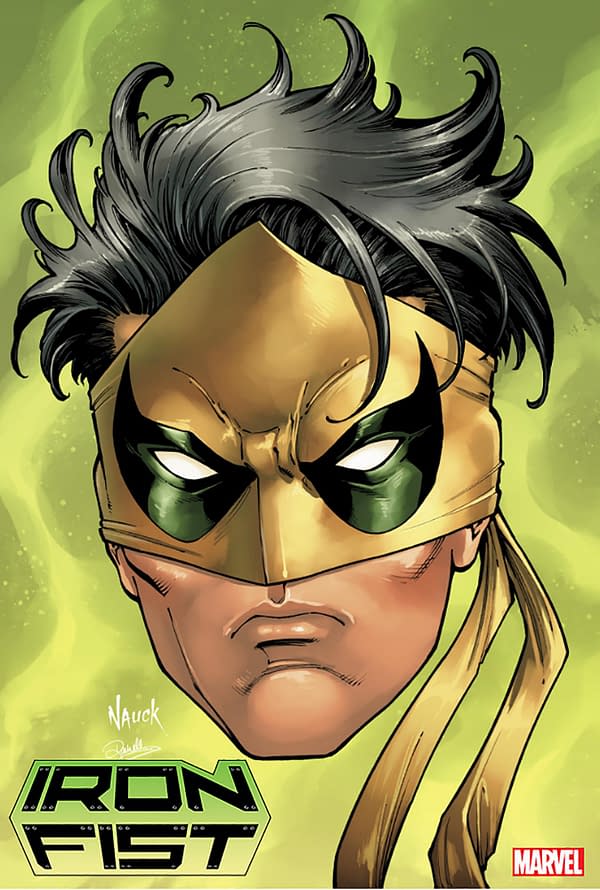 Cover image for IRON FIST 1 NAUCK HEADSHOT VARIANT