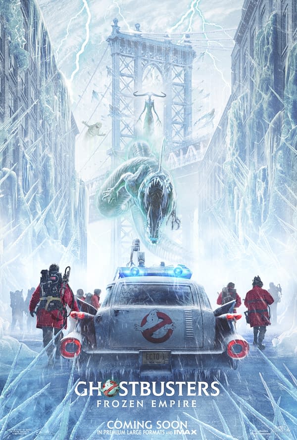 New Poster For Ghostbusters: Frozen Empire Features A Dinosaur?