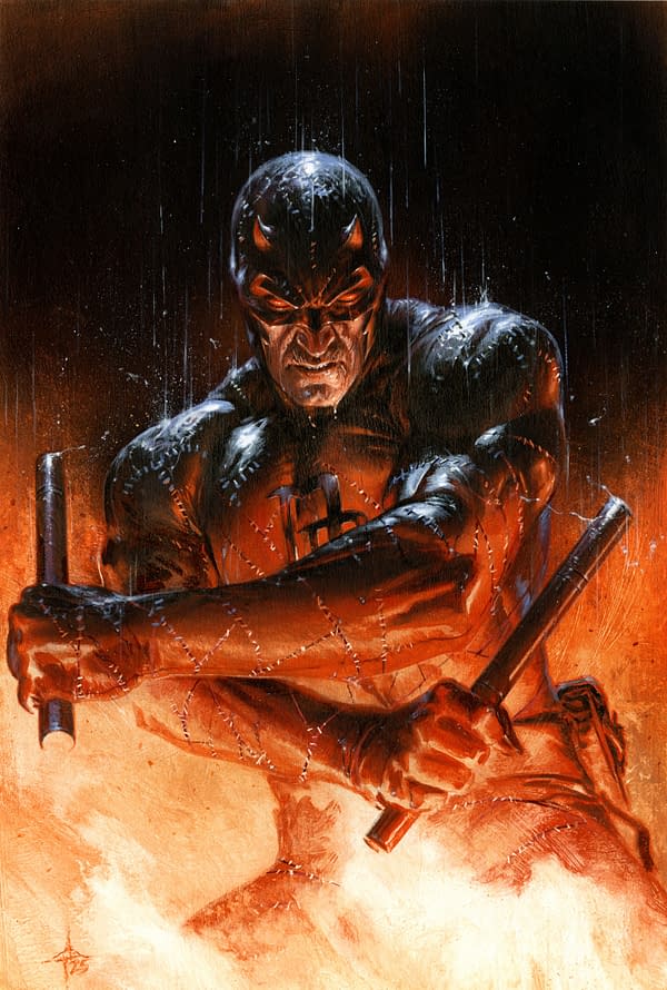 Cover image for DAREDEVIL: COLD DAY IN HELL #2 GABRIELE DELL'OTTO VIRGIN VARIANT