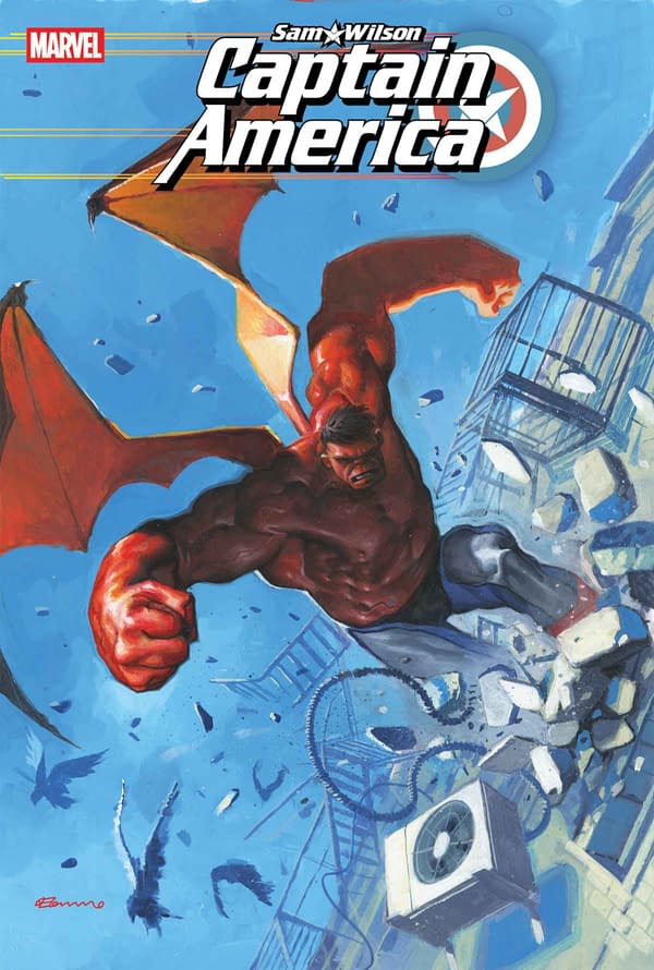 Cover image for SAM WILSON, CAPTAIN AMERICA #5 FABRIZIO DE TOMMASO VARIANT