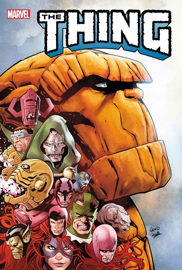 Cover image for THE THING #1 GREG LAND VARIANT