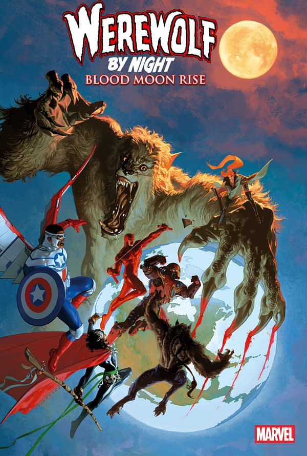 Cover image for WEREWOLF BY NIGHT: BLOOD MOON RISE #1 JOSEMARIA CASANOVAS VARIANT