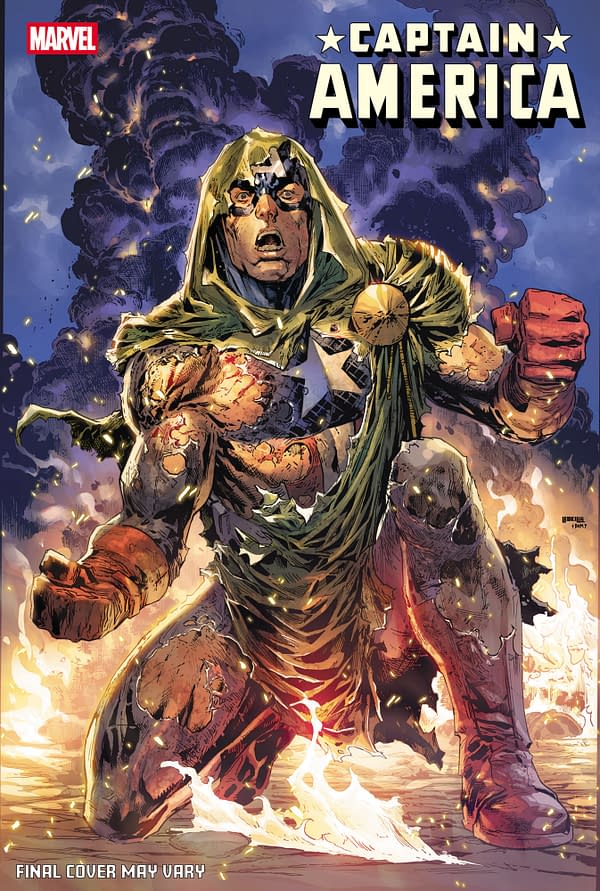 Cover image for CAPTAIN AMERICA #8 KEN LASHLEY DOOM HOMAGE VARIANT