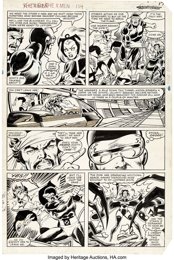 Dave Cockrum's First Nightcrawler X-Men Original Artwork, At Auction