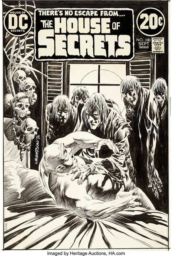 Bernie Wrightson's Cover To House Of Secrets #100 at Auction