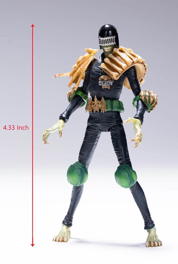 Hiya Toys Reveals New Judge Dredd 1:18 Figure with Judge Death