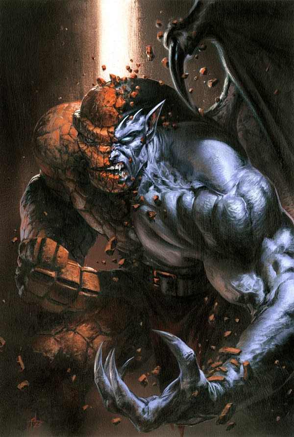 Cover image for FANTASTIC FOUR/GARGOYLES #1 GABRIELE DELL'OTTO VIRGIN VARIANT