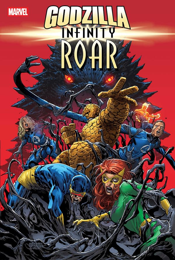 Cover image for GODZILLA: INFINITY ROAR #4 KEN LASHLEY COVER