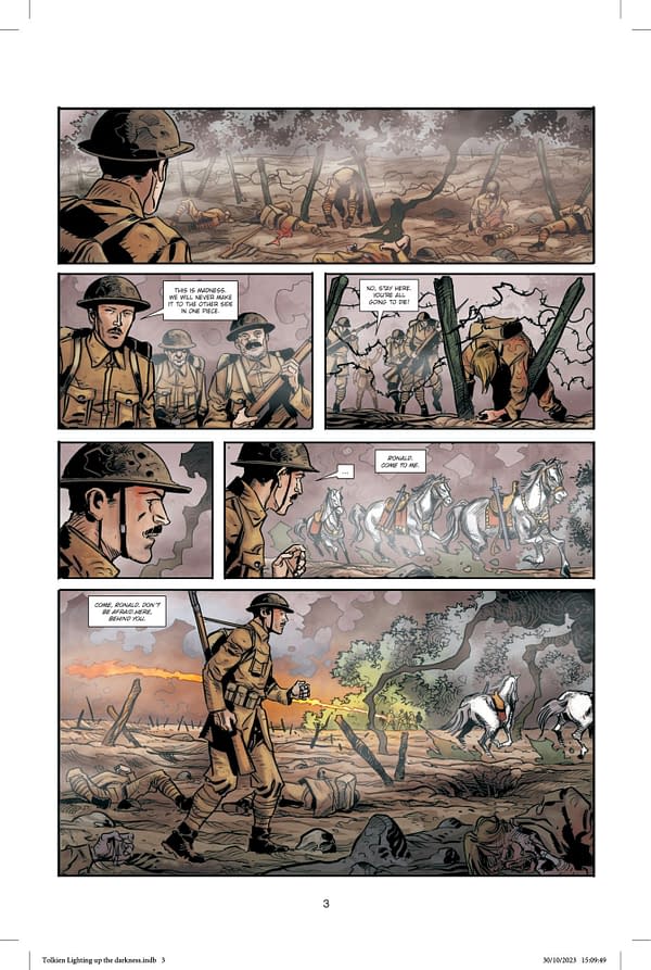 Ablaze to Teanslate J.R.R. Tolkien Graphic Novel Into English