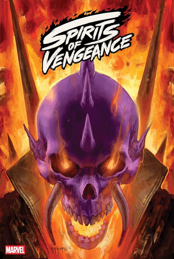 Cover image for SPIRITS OF VENGEANCE #6 E.M. GIST VARIANT