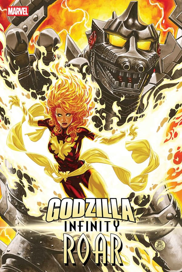 Cover image for GODZILLA: INFINITY ROAR #5 MARK BROOKS COSMIC VARIANT