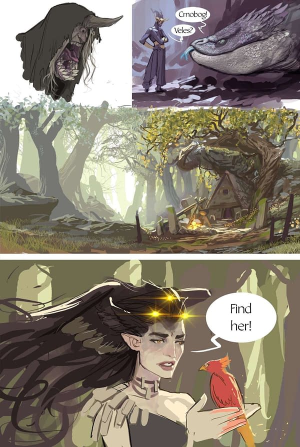 The Queen and the Woodborn preview art. Credit: @stjepansejic on Twitter