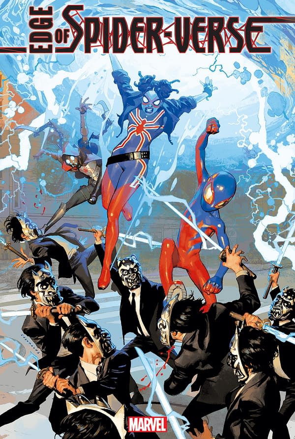 Cover image for EDGE OF SPIDER-VERSE 3 JOSEMARIA CASANOVAS CONNECTING VARIANT