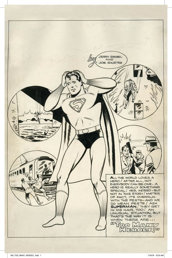 The Siegel and Shuster Lost Superman Story that Marv Wolfman Rescued as a Boy