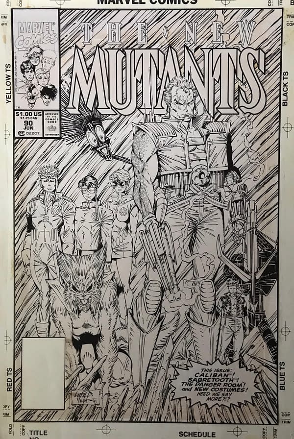Rob Liefeld New Mutants Cover Stolen 30 Years Ago From Scott Williams