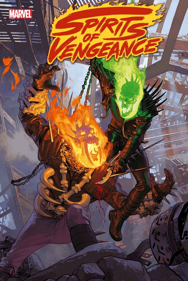 Cover image for SPIRITS OF VENGEANCE #4 JOSEMARIA CASANOVAS COVER