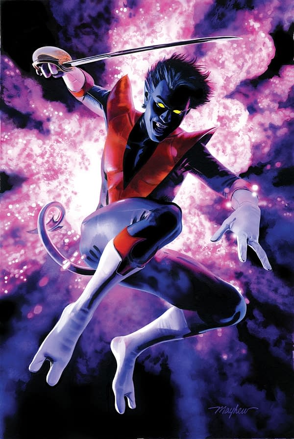 Cover image for UNCANNY X-MEN #9 MIKE MAYHEW NIGHTCRAWLER VIRGIN VARIANT