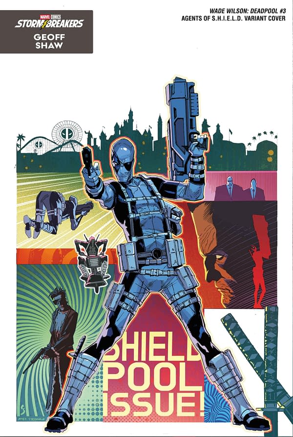 Cover image for WADE WILSON: DEADPOOL #3 GEOFF SHAW AGENTS OF S.H.I.E.L.D. VARIANT
