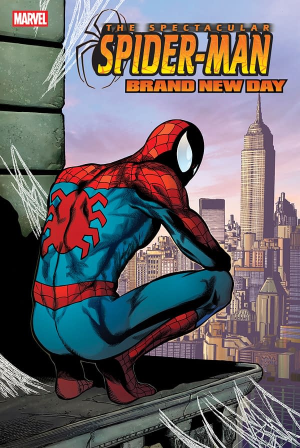 Cover image for SPECTACULAR SPIDER-MAN: BRAND NEW DAY #1 PHIL JIMENEZ HIDDEN GEM VARIANT
