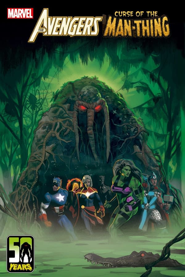 The cover to Avengers: Curse of the Man-Thing #1