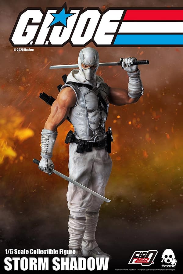 GI Joe Storm Shadow Get New Figure from threezero and Hasbro
