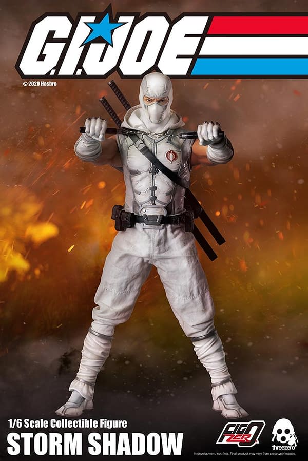 GI Joe Storm Shadow Get New Figure from threezero and Hasbro