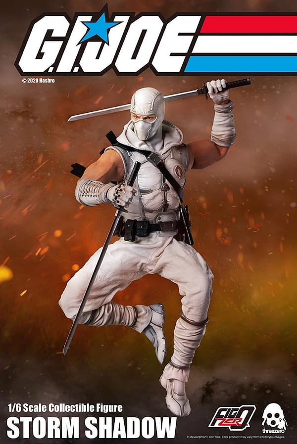 GI Joe Storm Shadow Get New Figure from threezero and Hasbro
